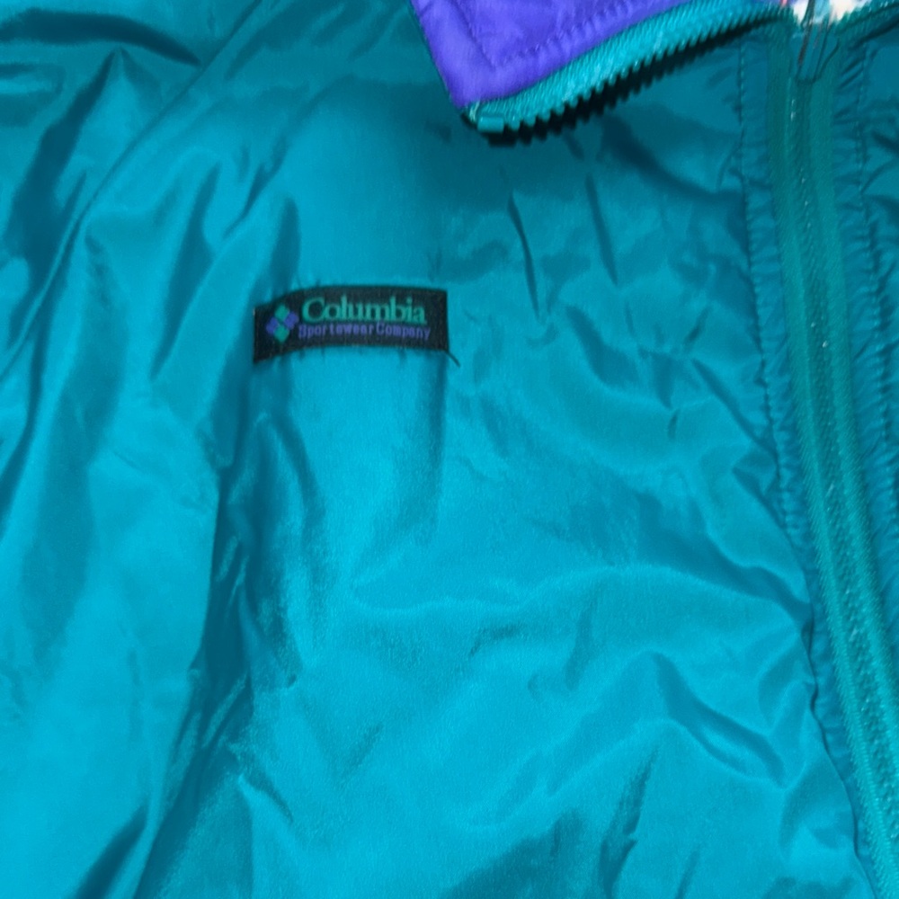 Columbia Vibrant Purple and Teal Jacket - Picture 5 of 9